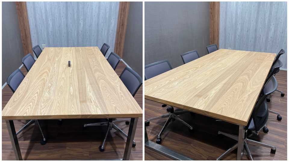 Y様の作品「タモ無垢材のオフィス用デスク」 | ウッドモールブログ